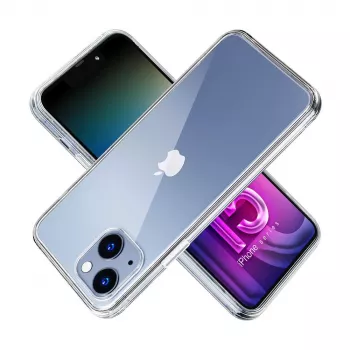 Funda para móvil 3MK Clear Case iPhone 15 diseño transparente