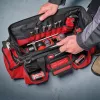 Einhell 4540036 E-Case Bag bolsa de herramientas de sistema, poliéster, carga de 30 kg, negro/rojo