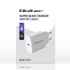 Cargador QOLTEC Super Quick PD 20W USB-C (5V/12V) – cargador rápido portátil