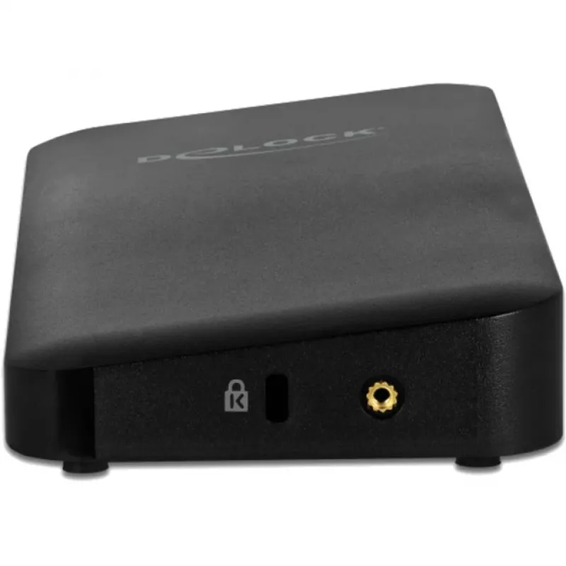 Delock USB Type-C DP 1,4 docking station 4K – docking station – USB-C 3,2 Gen 2 – HDMI, DP – 1GbE – 85 vatios (87746)