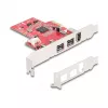 Adaptador PCIe Firewire interno DeLOCK 90738 IEEE 1394 rojo