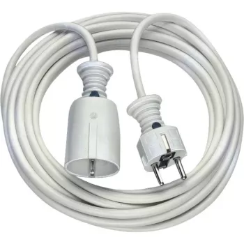Brennenstuhl 1168430 alargador Schuko, 3 m, blanco, para interior
