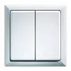 Interruptor inalámbrico Eltako FT4F-rw blanco – pulsador inalámbrico, 4 canales