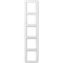 Jung CD 500 CD 585 WW Marco de 5 elementos, vertical/horizontal, blanco alpino