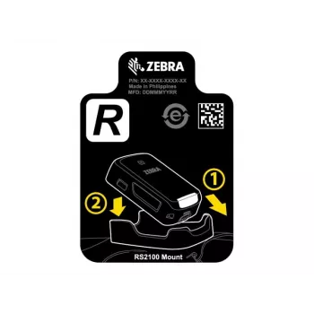 Zebra SG-RS2X-HMTRA-01 soporte, soporte pasivo, lector de códigos de barras, negro