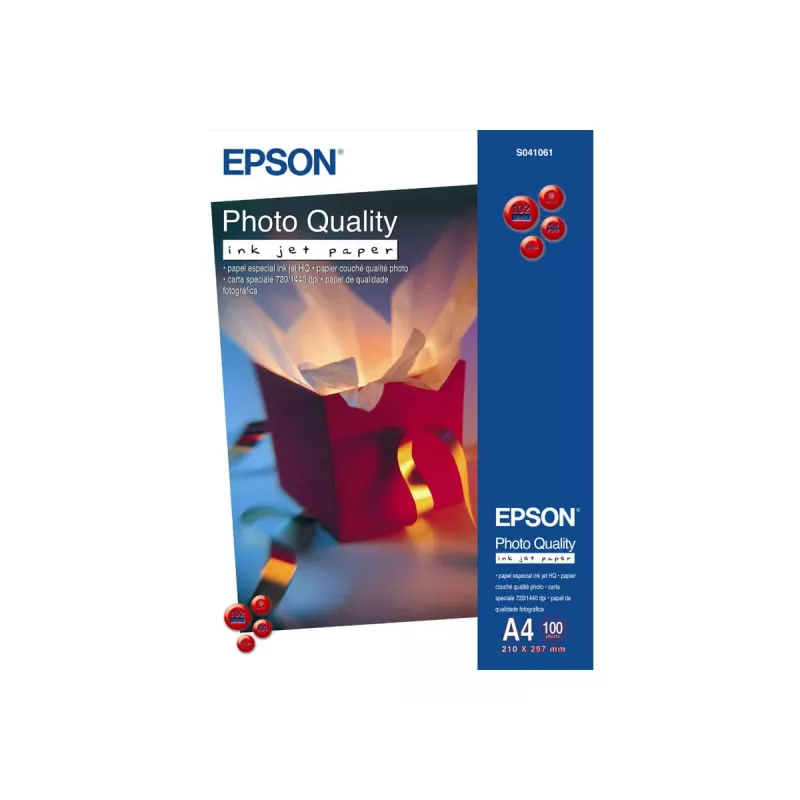Papel inkjet Epson Photo Quality, DIN A2, 102 g/m², 30 hojas