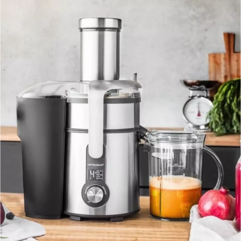Exprimidor lento Gastroback Design Digital 1300 W negro acero inoxidable