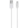 Cable Lightning RealPower 255649 1m Blanco