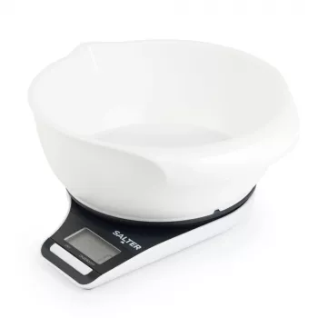 Báscula de cocina Salter Electronic Jugscale negra/blanca
