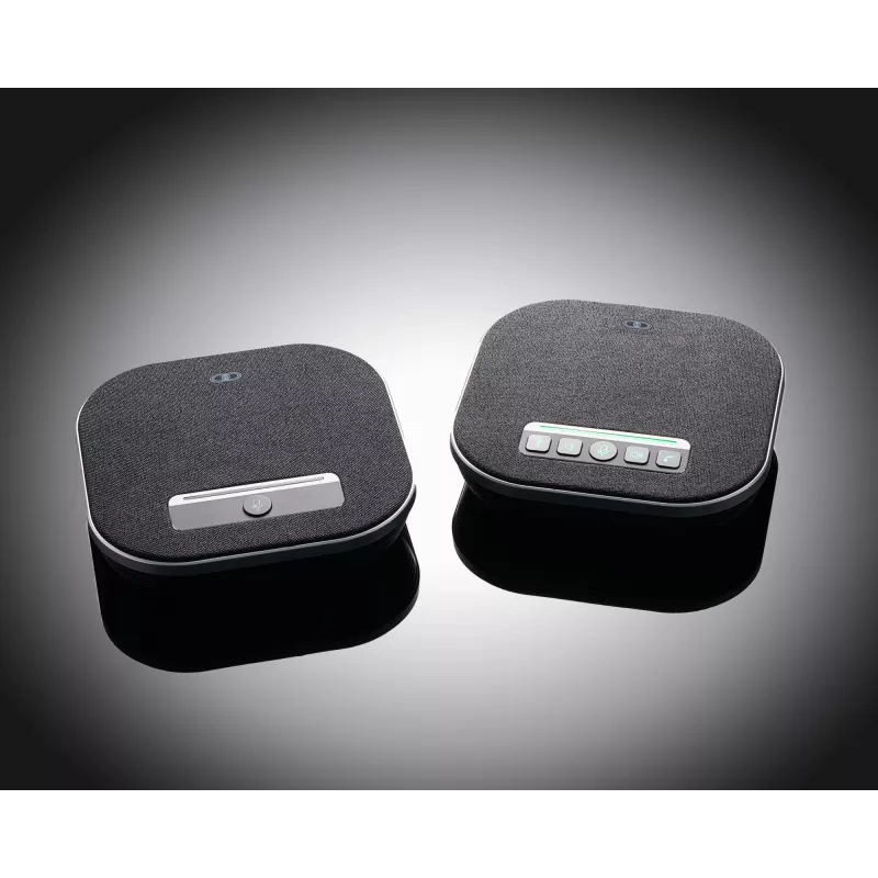 Altavoz de conferencia Boom Collaboration GEMINI con micrófono integrado, Bluetooth y USB, Negro