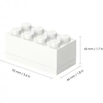 Lego LUNCH MINI 8 BLANCO 40121735 (40121735)