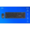 Savio KB-03 Teclado y ratón incluidos Home/Office USB QWERTY US Inglés Negro
