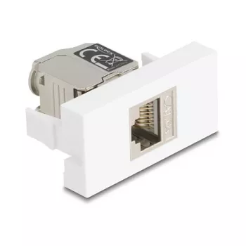 Módulo de red RJ45 DELOCK 90904 Cat.6A con LED para paneles Keystone y paneles de parcheo