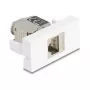 Módulo de red RJ45 DELOCK 90904 Cat.6A con LED para paneles Keystone y paneles de parcheo