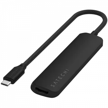 Hub de interfaz Satechi ST-P4SK USB Type-C 10000 Mbit/s negro