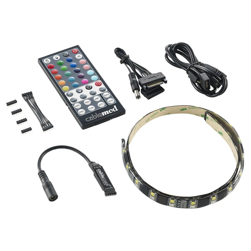 Tira LED CableMod CM-LED-60-D60RGBW-RK blanca RGB 60 cm
