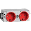 Módulo de enchufe para canal de antepecho Hager (an x al x pr) 120 x 50 x 61 mm GS20003020 1 ud. rojo tráfico (GS20003020)