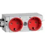 Módulo de enchufe para canal de antepecho Hager (an x al x pr) 120 x 50 x 61 mm GS20003020 1 ud. rojo tráfico (GS20003020)