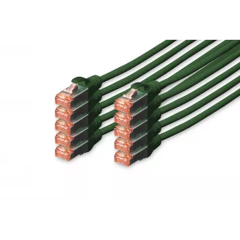 Cable de red Digitus CAT 6 S/FTP DK-1644-030-G-10