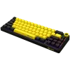 Teclado gaming mecánico LORGAR KBP70MW 65% negro amarillo distribución EN