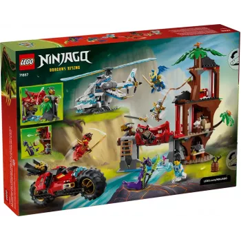 LEGO NINJAGO 71857 Batalla en la casa del árbol de los vehículos ninja