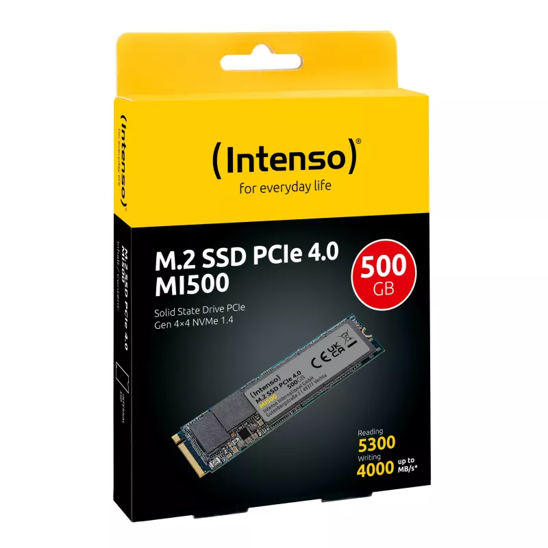 Unidad SSD Intenso M.2 500GB MI500 NVMe PCIe 4.0 x4