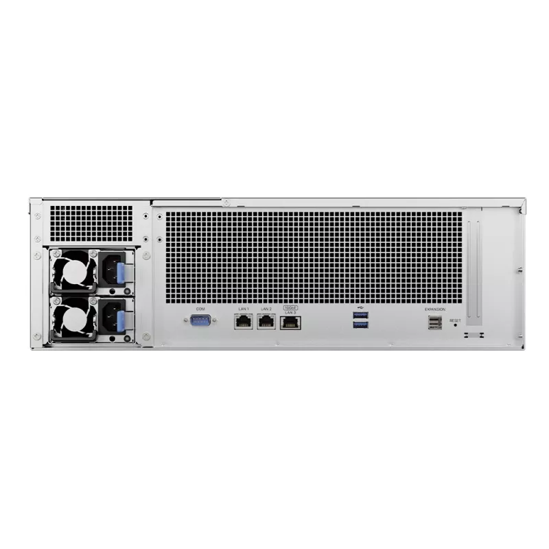 Servidor NAS en rack Synology RS2825RP+ 16 bahías (3U) V1780B 3,35 GHz, 8 GB DDR4, compatibilidad HDD/SSD, gris