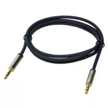 Logilink - Cable de audio - Miniconector jack estéreo 3,5 mm (M) - Miniconector jack estéreo 3,5 mm (M) - 3 m - Azul oscuro (CA10300)
