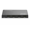 Conmutador HDMI 4K Digitus 3x1 metal negro 18 Gbit/s