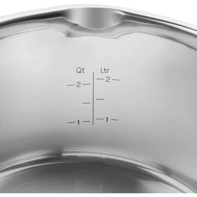 ZWILLING set de ollas de acero inoxidable SIMPLIFY 5 pzas. – apto para lavavajillas y horno, tapas de cristal, apto para vitrocerámica