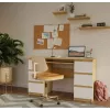 Conjunto escritorio KUBA roble Artisan/blanco