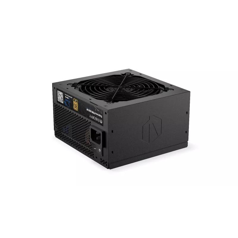 Fuente de alimentación ENDORFY Supremo FM6 850 W, ATX de 24 pines, totalmente modular, 80 PLUS Gold, ventilador de 120 mm, negro