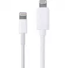 Cable adaptador USB 2.0, conector macho USB-A > conector macho Lightning (blanco, 2,0 metros)