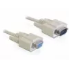 Cable serie DeLOCK RS-232 1m beige DB-9 82984