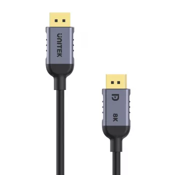 Cable DisplayPort UNITEK C1628GY01-1M negro, gris