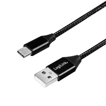 LOGILINK CU0140 LOGILINK - cable USB 2.0, conector USB-A macho a conector USB-C macho, 1 m