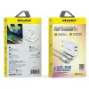 Fuente de alimentación Awei PD81T-EU 22,5W con cable USB y USB-C, blanco, GaN