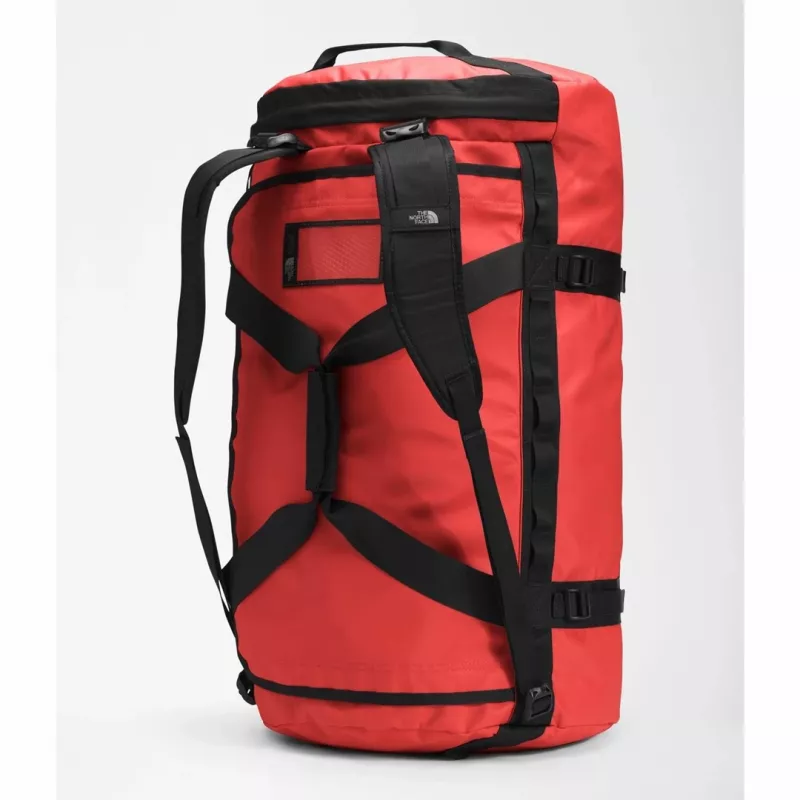 Bolsa de viaje The North Face Base Camp Duffel L 95 L poliéster negro, rojo