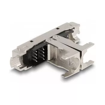 Conector hembra RJ45 DeLOCK LSA a LSA Cat.6A sin herramientas negro