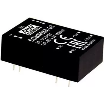 Fuente de alimentación MEAN WELL SCWN06A-12, 12 V, 0,5 A, 6 W