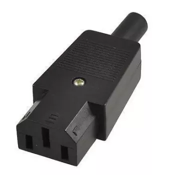 Microconnect C13PLUG adaptador de enchufe C13 negro