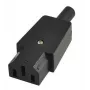 Microconnect C13PLUG adaptador de enchufe C13 negro