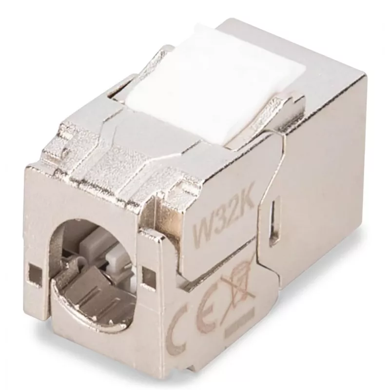 Módulo keystone compacto Digitus CAT 6A apantallado montaje sin herramientas conexión 8 uds.