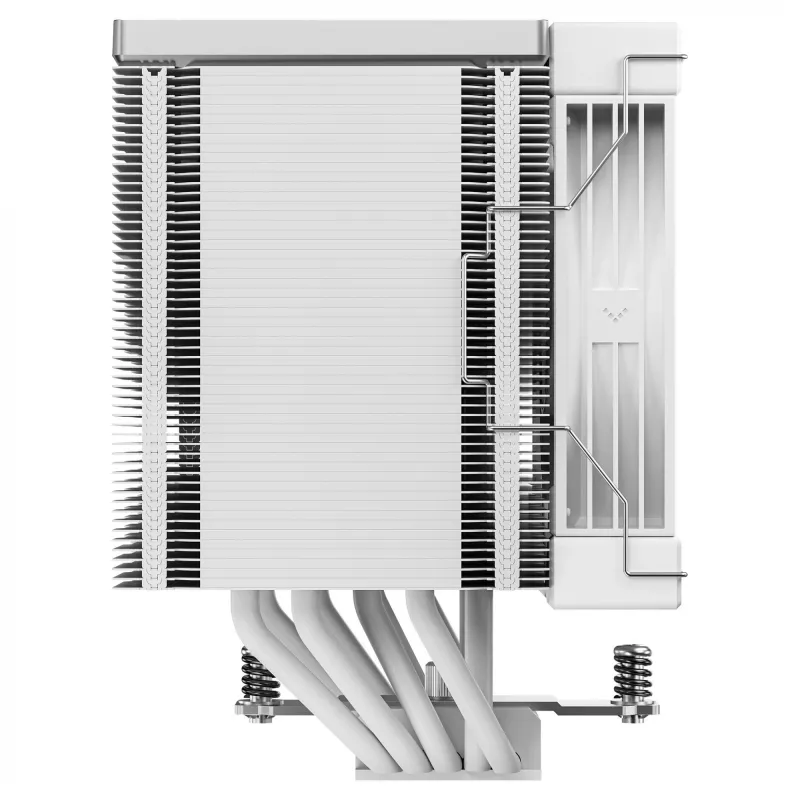 Disipador de aire para procesador DeepCool AK500 G2 WH, ventilador de 120 mm, presión de aire máx. 3,33 mmH2O, 117×129×159 mm, blanco