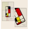 Funda protectora iKins para Samsung Galaxy S21+ — Modrian negra