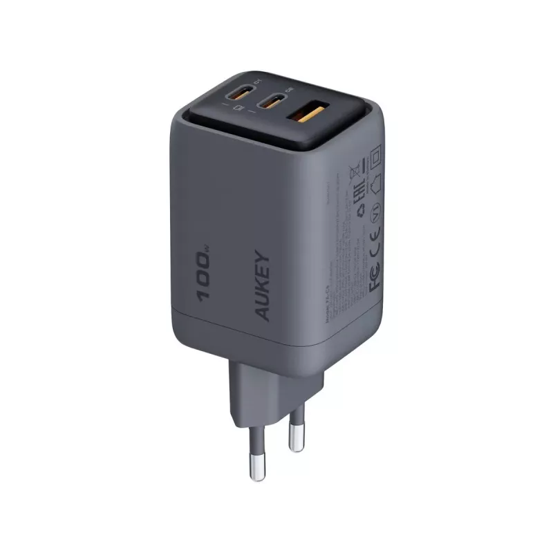Cargador de pared Comet Mix 3 PA-C5 3xUSB (2xUSB-C y 1xUSB-A) 100W 5A QC5.0 PD3.0 AFC PPS FCP SCP