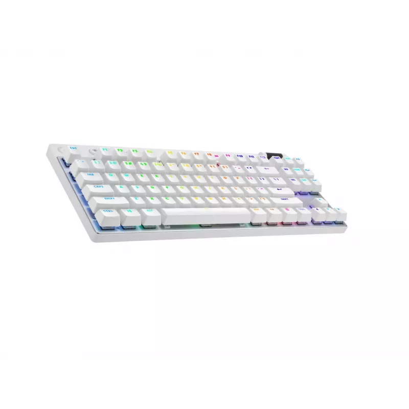 Teclado Logitech G PRO X TKL Gaming RF inalámbrico + Bluetooth QWERTY US International blanco