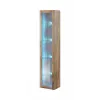 Vitrina Cama Meble VIGO 180 — vitrina de cristal de pared, 1800×400×300 mm, roble wotan
