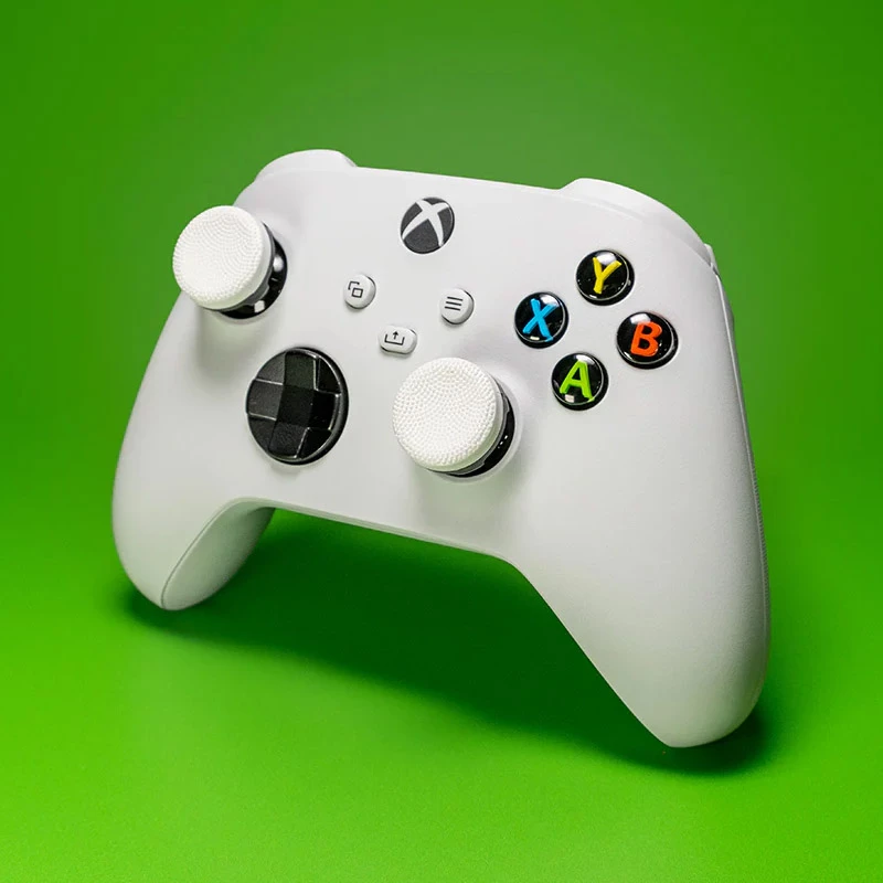 Fundas para joystick de mando de gaming STEELSERIES KontrolFreek Sports Clutch blanco negro XBX alto rendimiento de agarre