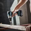 Makita DDF489RTJ Atornillador/atornillador de impacto a batería 1800 rpm Negro, Azul, Acero